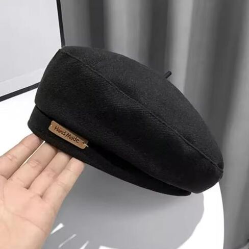 Vintage Octagonal Woolen Beret Caps French Artist Bonnet Warm Felt Hats Woman Winter Painter Berets British Fashion Hat in Saudi Arabia