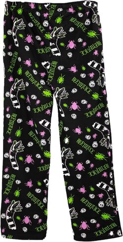 Ripple Junction Beetlejuice Men's Lounge Pants Sandworms Ghosts Insects Bio Exorcist All Over Print Officially Licensed in Saudi Arabia