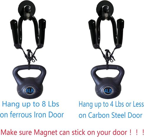 Pmsanzay 2 Pack Magnetic Wreath Hanger for Front Door, Wreath Hook Wreath Holder for Metal Door, Heavy Duty Magnets with Double Hook for Refrigerator, Christmas Decoration in Saudi Arabia