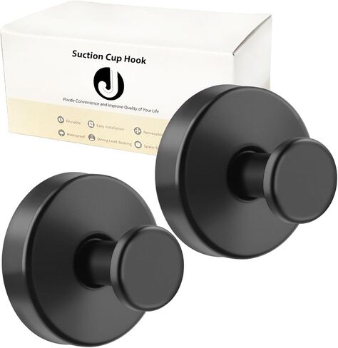 Suction Cup Hooks for Wreaths Holder Hanger on Glass Window Door, Heavy Duty Shower Towel Hook for Bathroom Stainless Steel, No Drill on Smooth Wall Glass Mirror Tile in Bedroom Kitchen (2, Silver) in Kuwait