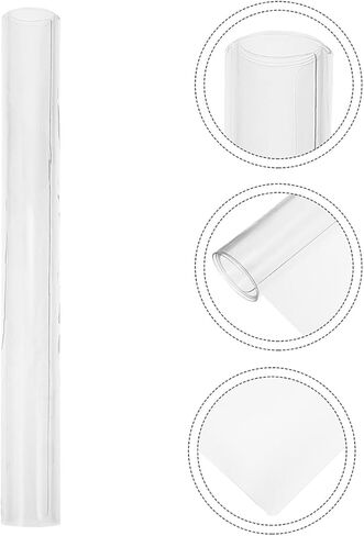 STOBOK Transparent PVC Floor Mat Chair Protector for Hardwood and Carpet Floors Non-Slip Plastic Rug Pad for Office Desk Home Bedroom Kitchen Use with Easy Cutting in Saudi Arabia