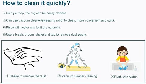 JYDQM Clear Vinyl Plastic Floor Protector Heavy Duty Carpet Runner - Plastic Water Proof Transparent Entrance Floor Mats(0.6m x 5m/24inx197in) in Saudi Arabia