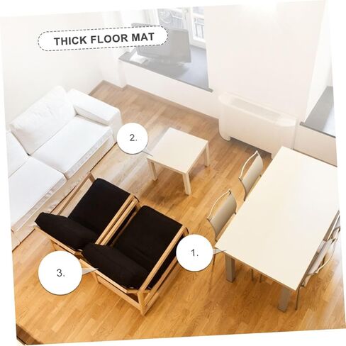 PVC Floor for Carpet Skid Desk Mat for and Cover for Deep Pile Carpet Easy to Clean in Saudi Arabia