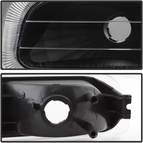 ACANII - For 2000-2006 Chevy Suburban Tahoe 99-02 Silverado Black Housing Parking Turn Singal Lamps Bumper Lights Pair in Saudi Arabia