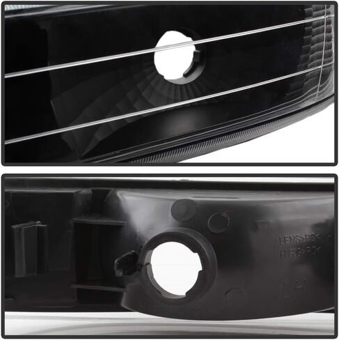 ACANII - For 2000-2006 Chevy Suburban Tahoe 99-02 Silverado Black Housing Parking Turn Singal Lamps Bumper Lights Pair in Saudi Arabia