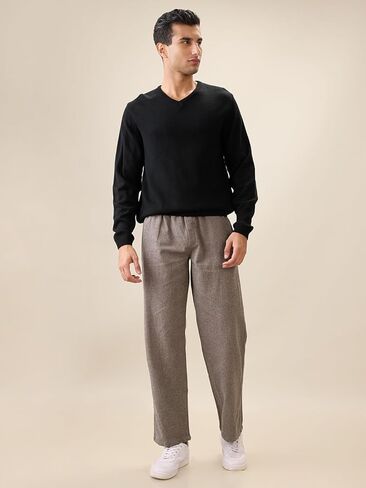 Nick&Jess mens 100% Cotton Hounslow Blackish Brown Pajama in Saudi Arabia