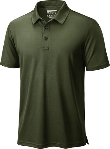 TACVASEN Men's Polo Shirts Short Sleeve Dry Fit Golf Shirt Casual Performance Athletic Tennis Shirts for Men in Saudi Arabia