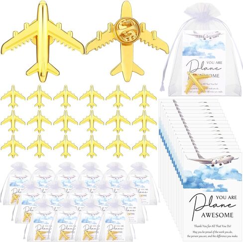 Tondiamo Flight Attendant Gifts Bulk Travel Party Favors Airplane Pilot Pins Accessories Travel Valentine Gift Decorations in Saudi Arabia