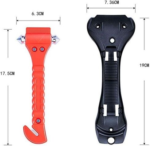 Hammer – Car Window Breaker Hammer 2PCS Set – Essential Automotive Safety Tool for Emergency Use in Saudi Arabia