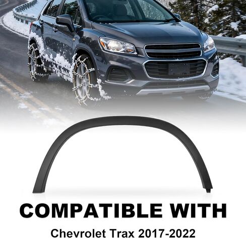 Fender Flare Front RH Passenger Side Right Compatible with 2017-2022 Chevy Trax Wheel Housing Molding Trim,42490925 GM1291251 in Kuwait