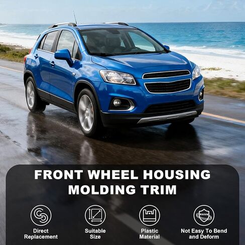 Fender Flare Front RH Passenger Side Right Compatible with 2017-2022 Chevy Trax Wheel Housing Molding Trim,42490925 GM1291251 in Kuwait