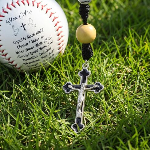 Kigeli 5 Pcs First Communion Gift for Boys Baseball with Rosary Baseball First Holy Communion Card Christian Religious Confirmation Baptisms Gifts for Teenage Sports Lovers Base Ball Team in Saudi Arabia