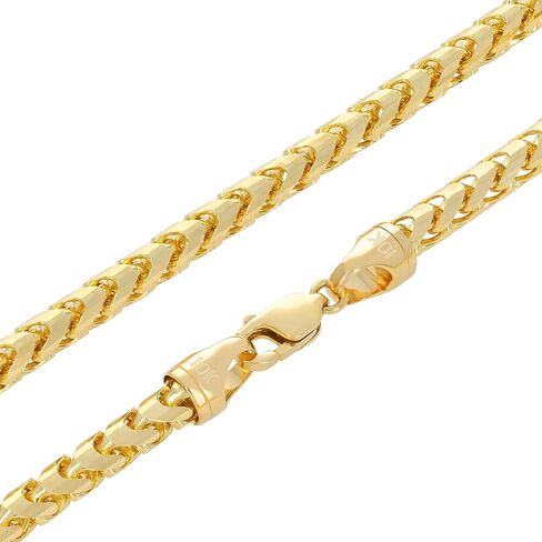 Nuragold 10K الذهب الأصفر الحقيقي الصلبة فرانكو الماس قطع سلسلة سوار 7 "-9" (1.1mm-6mm) المجوهرات الإيطالية للرجال والنساء in Saudi Arabia