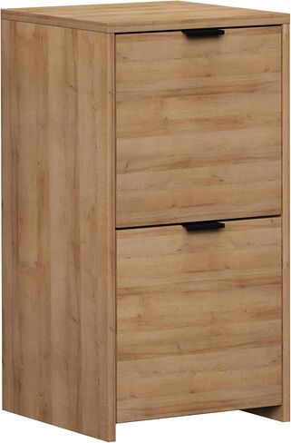 خزانة ملفات عمودية بطول 30 بوصة من Prepac مع درجين للقفل، من خشب البلوط الفاتح in Kuwait