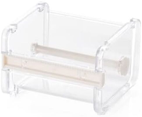 Transparent Visible Washi Packaging Washi Tape Dispenser Cutter Roll Tape Holder Organizer Desktop Office Tape Holder DIY Sticker Roll Tape Cutter Storage Cutting Tape, Adhesives and Fasteners in Saudi Arabia