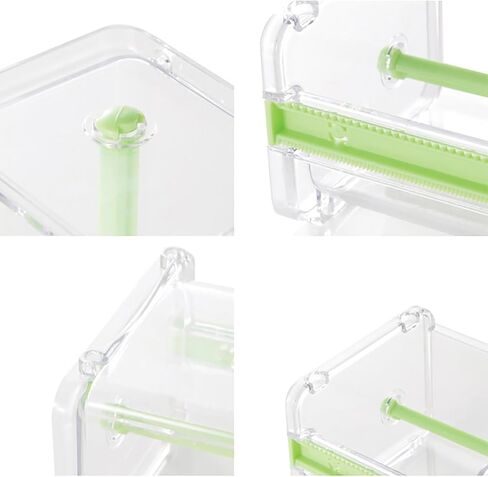 Transparent Visible Washi Packaging Washi Tape Dispenser Cutter Roll Tape Holder Organizer Desktop Office Tape Holder DIY Sticker Roll Tape Cutter Storage Cutting Tape, Adhesives and Fasteners in Saudi Arabia
