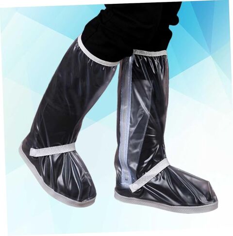 Homoyoyo Unisex Rain Boots Galoshes Lightweight Rain Shoes Cover for Women Men Pvc Material Non-slip Sole in Saudi Arabia
