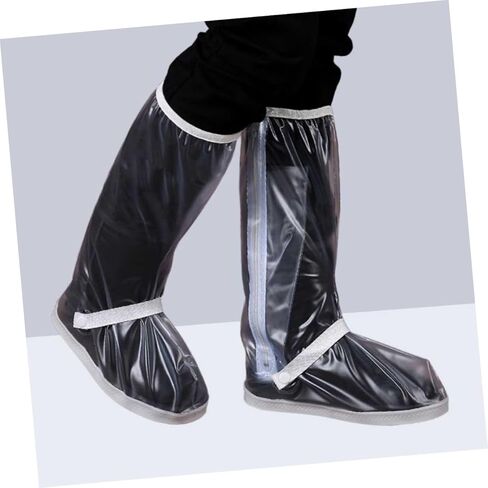 Homoyoyo Unisex Rain Boots Galoshes Lightweight Rain Shoes Cover for Women Men Pvc Material Non-slip Sole in Saudi Arabia