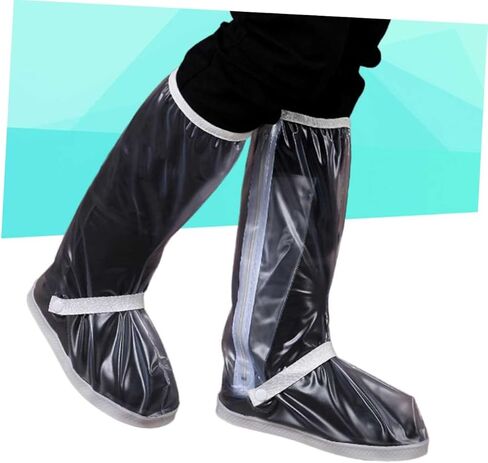 PartyKindom Rain Boots Covers for Men Women Lightweight Non Slip Overshoes with Zipper for Outdoor Activities Travel Hiking Gardening and Daily Xl in Saudi Arabia