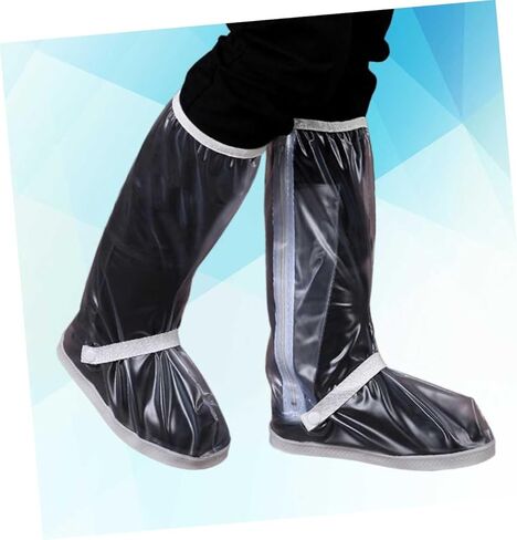 PartyKindom Rain Boots Covers for Men Women Lightweight Non Slip Overshoes with Zipper for Outdoor Activities Travel Hiking Gardening and Daily Xl in Saudi Arabia