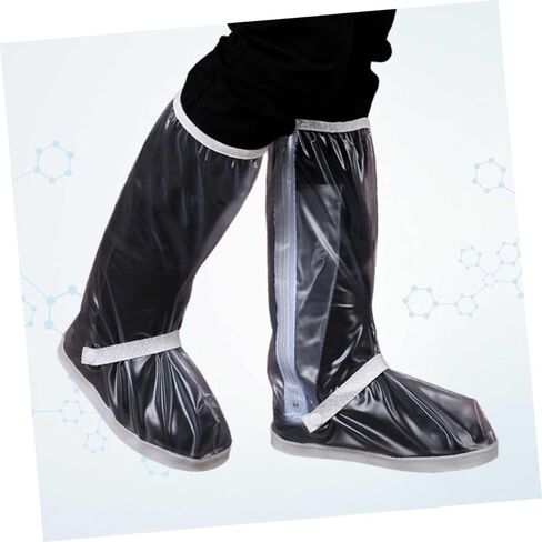 PartyKindom Rain Boots Covers for Men Women Lightweight Non Slip Overshoes with Zipper for Outdoor Activities Travel Hiking Gardening and Daily Xl in Saudi Arabia