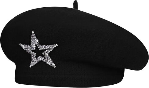 choyaxo Solid Beret Hats Barrette Hat for Women in Saudi Arabia