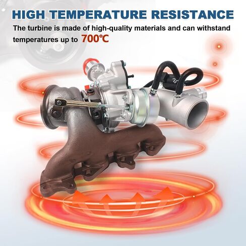 667-203 1.4L Turbo Turbocharger with Gasket Fit for 2011-2015 Chevy Chevrolet Cruze 2012-2020 Sonic 2013-2018 Trax 2013-2018 Buick Encore Replace# 55565353 GT1446 in Saudi Arabia