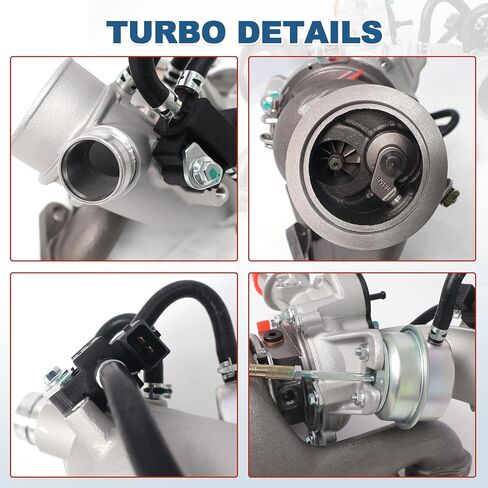 667-203 1.4L Turbo Turbocharger with Gasket Fit for 2011-2015 Chevy Chevrolet Cruze 2012-2020 Sonic 2013-2018 Trax 2013-2018 Buick Encore Replace# 55565353 GT1446 in Saudi Arabia