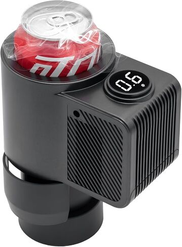 حامل أكواب السيارة الكهربائية 2 في 1 مع سلك طاقة ولاعة سجائر 12 فولت، مبرد أكواب ودافئ لتبريد أو تسخين المشروبات والماء والحليب والقهوة والشاي in Kuwait