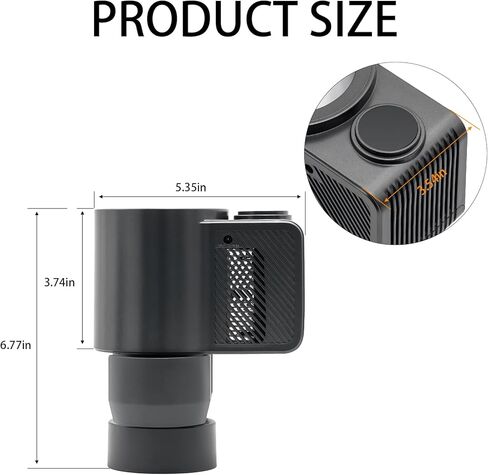 حامل أكواب السيارة الكهربائية 2 في 1 مع سلك طاقة ولاعة سجائر 12 فولت، مبرد أكواب ودافئ لتبريد أو تسخين المشروبات والماء والحليب والقهوة والشاي in Kuwait