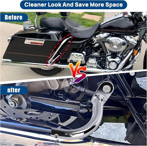 PSLER السرج حقيبة السرج الحرس مزيل دعم قوس لجولة Electra Glide FLHT 1997-2008 Road Glide FLTR 1998-2003 Road King FLHR 1993-2013 in Kuwait