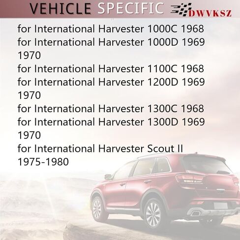 استبدال حامل عمود ناقل الحركة الأوتوماتيكي الخلفي لـ International Harvester Scout II 5.6L 4WD 1975 1976 1977 1978 1979 1980، لـ Harvester Scout II 6.4L 4WD 1975، (1x) in Kuwait