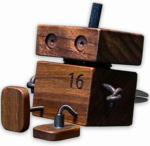 معطرات هواء السيارة، لطيف هزاز، رجل خشبي، تمثال ناشر للوحة قيادة السيارة، هدايا معطرة للهواء قابلة لإعادة الاستخدام، مشبك فتحة تهوية السيارة، مزيل رائحة السيارة، مجموعة هدايا إكسسوارات السيارة الممتعة in Kuwait