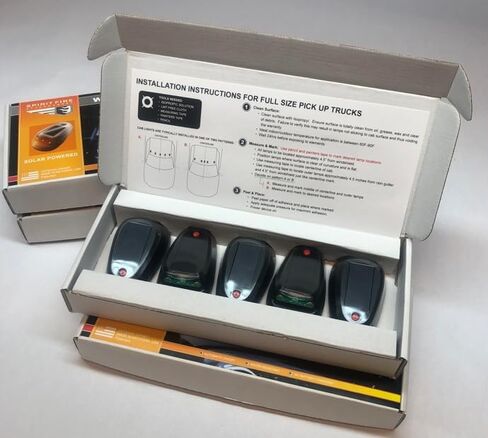 SPIRIT FIRE Solar Cab Lights: Premium No Drill Wireless LED Lights - Ambient Amber Roof Lights for Pickup Trucks, Golf Carts & SUVs - Made in USA, Water-Resistant, Automotive Grade Adhesive - 5 Pack in Saudi Arabia