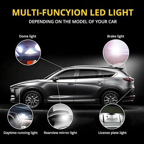 حزمة من 2 T10 3030 3smd مصابيح LED بيضاء فائقة السطوع 168 2825 194 شرائح CANBUS لأضواء لوحة الترخيص شاحنة ضوء داخلي قبة ضوء خريطة ضوء باب ضوء علامة مجاملة داخل ضوء السيارة in Kuwait