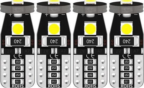 حزمة من 2 T10 3030 3smd مصابيح LED بيضاء فائقة السطوع 168 2825 194 شرائح CANBUS لأضواء لوحة الترخيص شاحنة ضوء داخلي قبة ضوء خريطة ضوء باب ضوء علامة مجاملة داخل ضوء السيارة in Kuwait