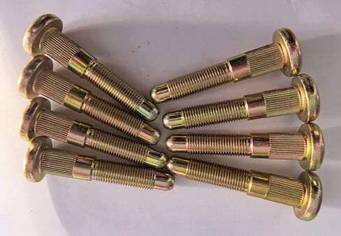 8 قطع M14*1.50 مسمار عجلة خلفية مسننة 610-676 15.8 مم عقدة، 80 مم UHL طول بديل لـ 2020-2025 شيفروليه سيلفرادو 2500 HD، 3500 HD، GMC Sierra 2500 3500 HD in Saudi Arabia