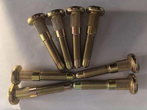 8 قطع M14*1.50 مسمار عجلة خلفية مسننة 610-676 15.8 مم عقدة، 80 مم UHL طول بديل لـ 2020-2025 شيفروليه سيلفرادو 2500 HD، 3500 HD، GMC Sierra 2500 3500 HD in Saudi Arabia