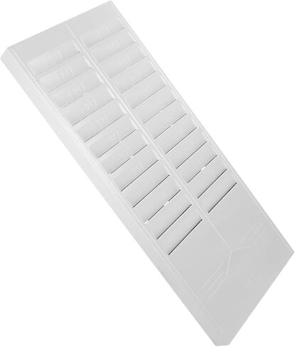 Wall-Mounted Card Holder Rack Material Attendance Card Storage Shelf Retractable Document Organizer for Factory Use Random Color in Saudi Arabia