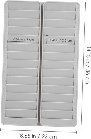 Wall Mounted Attendance Cards Rack with Slots Card Holder for Office Exam in Saudi Arabia