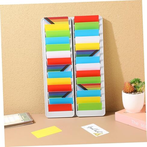 Wall Mounted Attendance Cards Rack with Slots Card Holder for Office Exam in Saudi Arabia