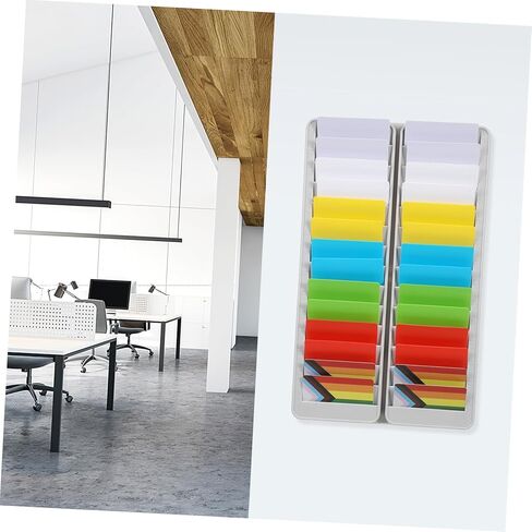 Wall Mounted Attendance Cards Rack with Slots Card Holder for Office Exam in Saudi Arabia