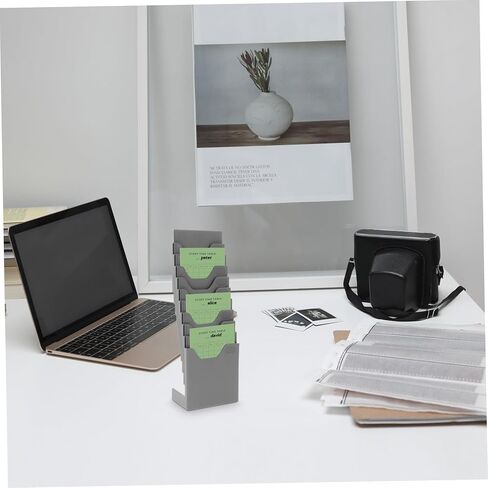 Expandable Plastic Cards Rack Flexible Attendance Card Holder Shelf for Office Warehouse Factory Material Storage Organizer in Saudi Arabia