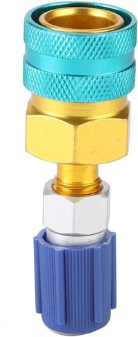 R1234YF Quick Coupler Durable Brass Low Side Connector for Car AC Refrigerant for Most European and Car in Saudi Arabia