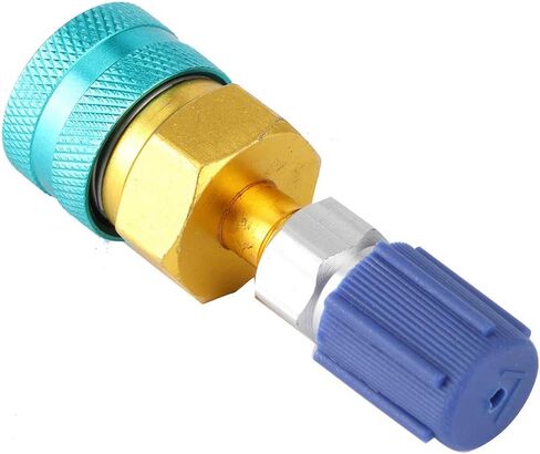 R1234YF Quick Coupler Durable Brass Low Side Connector for Car AC Refrigerant for Most European and Car in Saudi Arabia