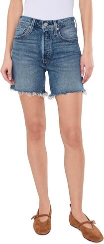 Levi's Women's 501 Mid-Thigh Shorts, (New) Symmetry Sister (Shrink-to-fit - Stretch), 26, Standard in Saudi Arabia