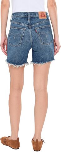 Levi's Women's 501 Mid-Thigh Shorts, (New) Symmetry Sister (Shrink-to-fit - Stretch), 26, Standard in Saudi Arabia