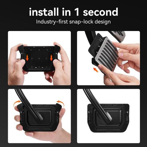 أغطية دواسات أداء YONZEE لطراز Tesla 3 وModel Y Juniper، 2026 ترقية Snap-Lock 304 دواسات الفرامل والتسريع المصنوعة من الفولاذ المقاوم للصدأ، ملحقات بديلة مضادة للانزلاق in Kuwait