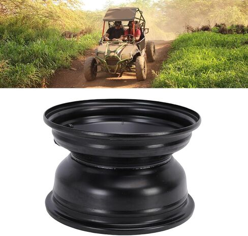 Acouto 8 Inch ATV Front Wheel Rim 19x7-8 19x7.00- Go Kart Wheel Rim 4 Hole High Strength Steel Hub for Dirt Bike Buggy Ride On Mower in Saudi Arabia