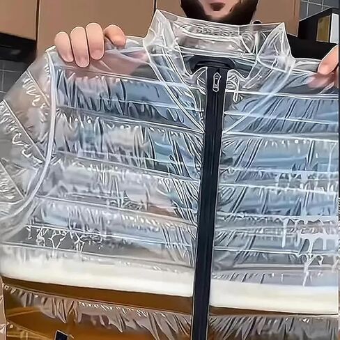 Transparent Beer-Filled Jacket for Pool & Party One Size Inflatable Beer Puffer Jacket with Straw, Novelty Wear for Festivals in Saudi Arabia